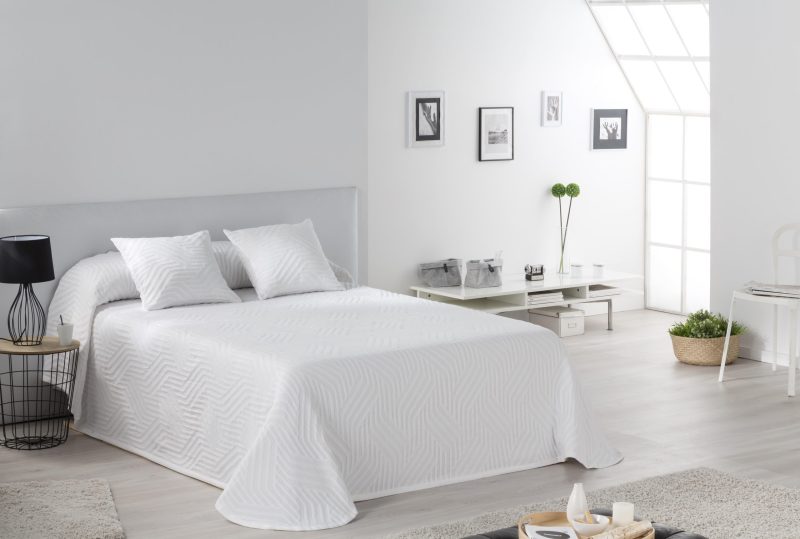 COLCHA PIQUE HAWAI BLANCO